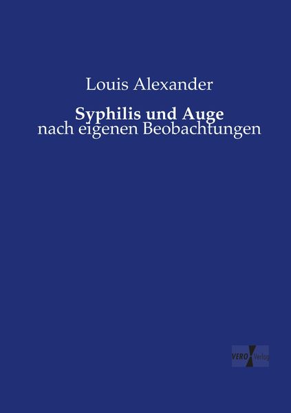 Produktbild: Syphilis und Auge