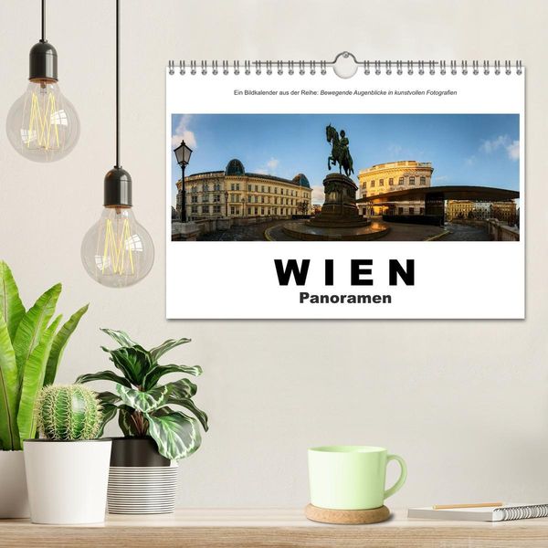 Produktbild: Wien Panoramen (Wandkalender 2026 DIN A4 quer), CALVENDO Monatskalender