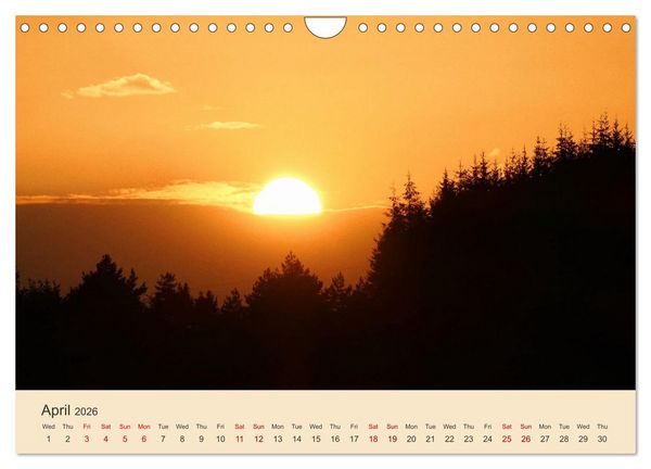 Produktbild: World sunsets (Wall Calendar 2026 DIN A4 landscape), CALVENDO 12 Month Wall Calendar