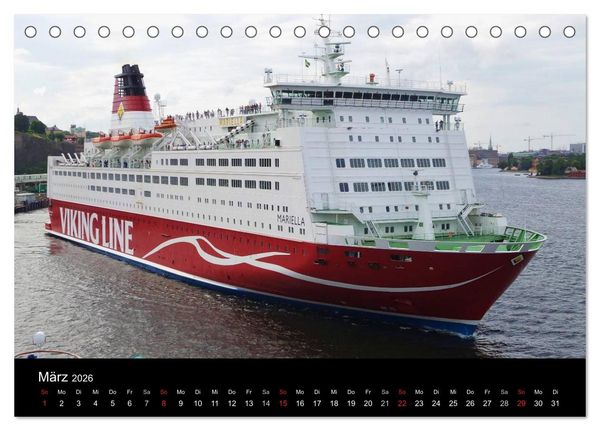 Produktbild: Ostseef&auml;hren (Tischkalender 2026 DIN A5 quer), CALVENDO Monatskalender
