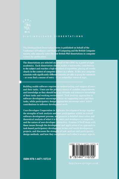 Produktbild: User-Developer Cooperation in Software Development