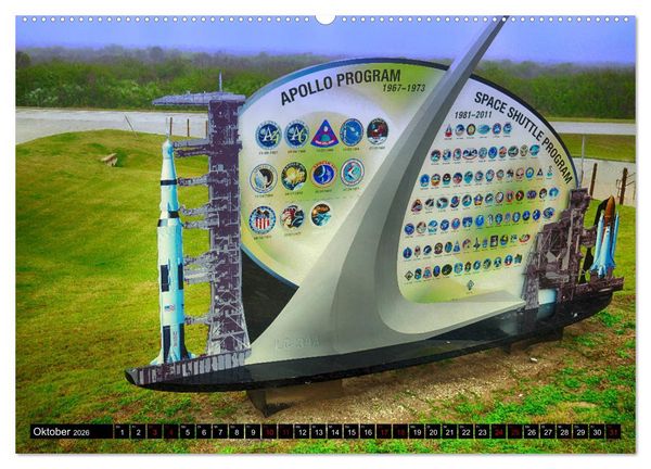 Produktbild: Kennedy Space Center (Wandkalender 2026 DIN A2 quer), CALVENDO Monatskalender