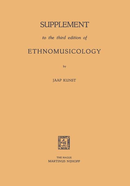Produktbild: Supplement to the third edition of Ethnomusicology
