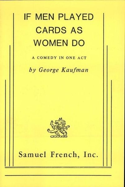 Produktbild: If Men Played Cards As Women Do