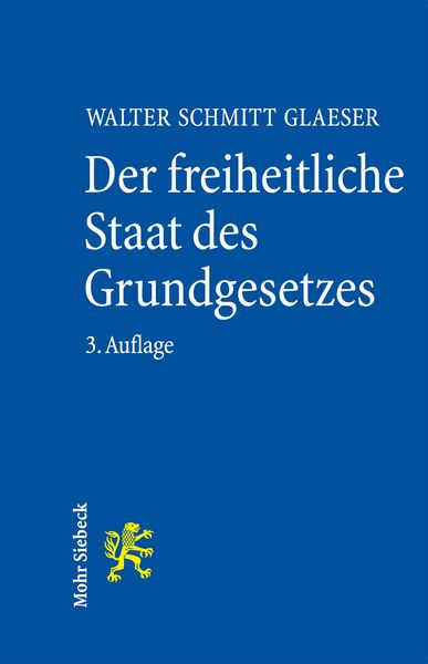Produktbild: Der freiheitliche Staat des Grundgesetzes
