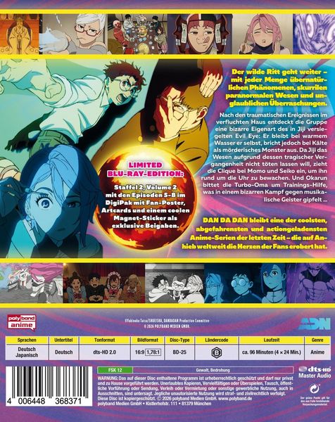 Produktbild: DAN DA DAN - Staffel 2, Volume 2 LTD. - Mit Fan-Poster, Artcards und Magnet-Sticker