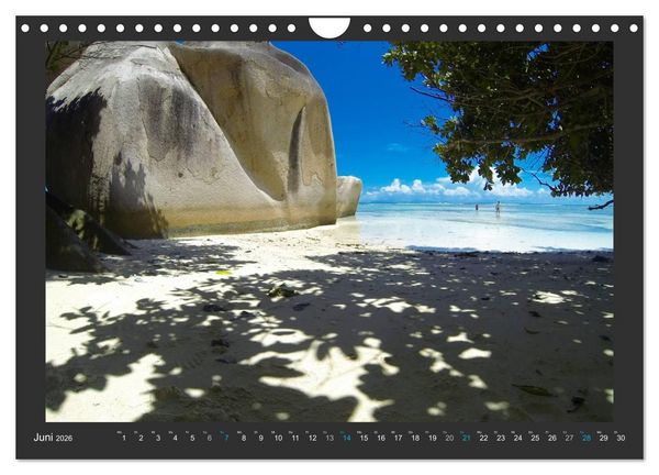 Produktbild: Seychellen - Der Garten Eden im Indischen Ozean (Wandkalender 2026 DIN A4 quer), CALVENDO Monatskalender