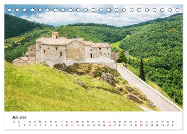 Produktbild: Die Marken - Italien wo es am sch&ouml;nsten ist (Tischkalender 2026 DIN A5 quer), CALVENDO Monatskalender