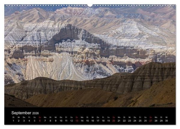 Produktbild: MUSTANG - das verborgene K&ouml;nigreich im Himalaya (Wandkalender 2026 DIN A2 quer), CALVENDO Monatskalender