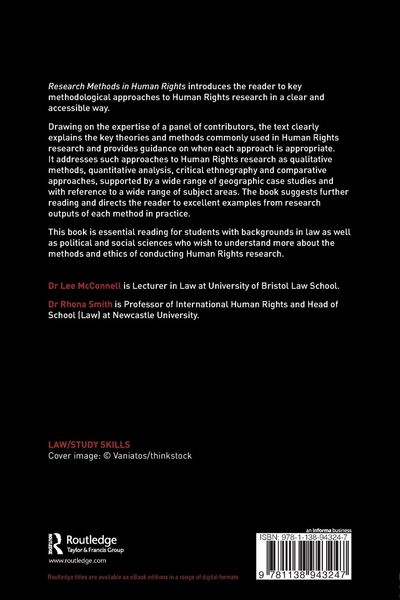 Produktbild: Research Methods in Human Rights