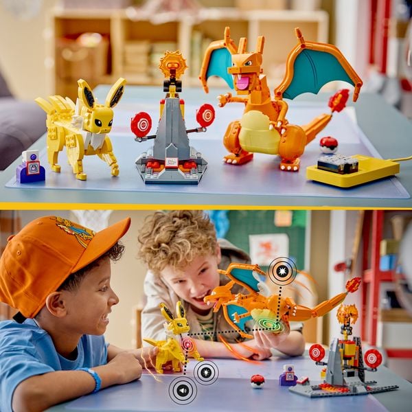 Produktbild: LEGO Pok&eacute;mon SMART Play: Ultimativer Showdown zwischen Glurak und Blitza All-in-1 Set 72167