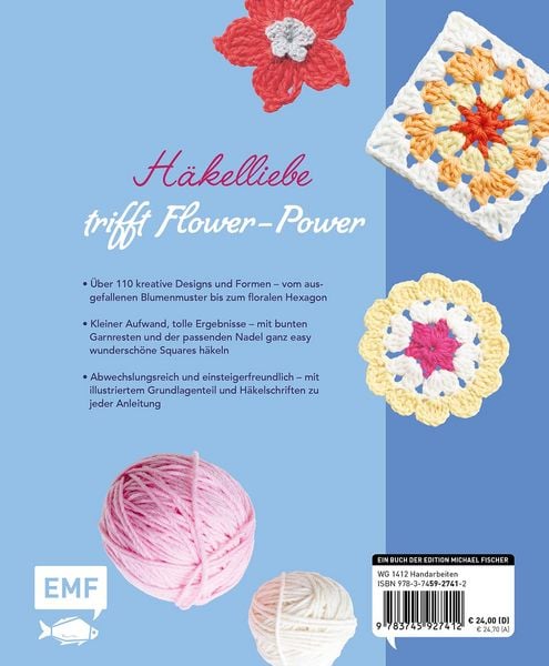Produktbild: Musterbibel Granny Squares: Blumenzauber