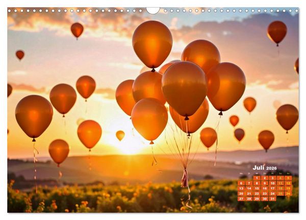 Produktbild: Die Welt in Orange (Wandkalender 2026 DIN A3 quer), CALVENDO Monatskalender