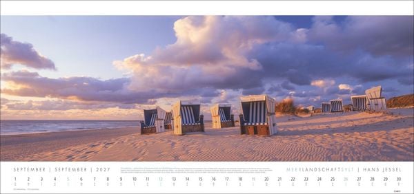 Produktbild: Meerlandschaft SYLT Kalender 2027 - Hans Jessel