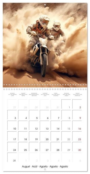 Produktbild: Motorbike desert race (Wall Calendar 2026 12 &times; 12 Inch) CALVENDO 12 Month Wall Calendar