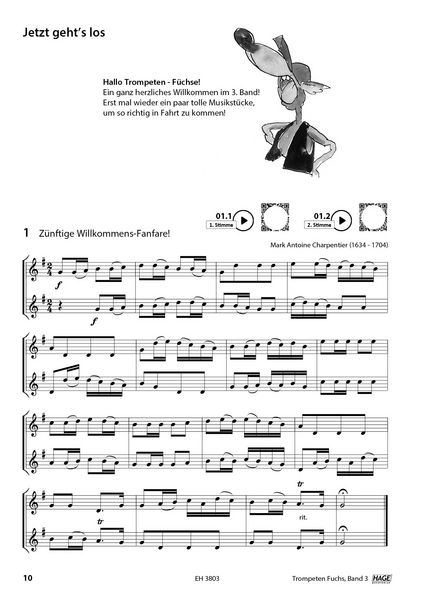 Produktbild: Trompeten Fuchs Band 3