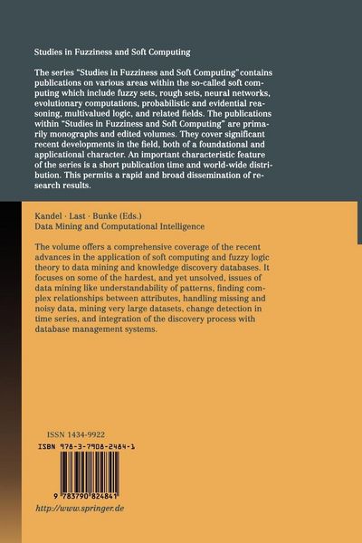 Produktbild: Data Mining and Computational Intelligence