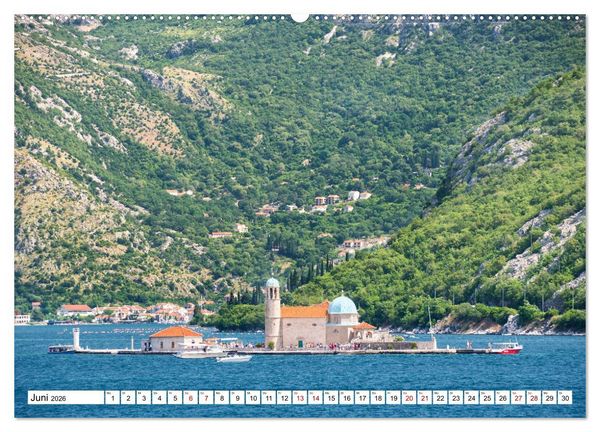 Produktbild: Montenegro - Das Land der schwarzen Berge (Wandkalender 2026 DIN A2 quer), CALVENDO Monatskalender