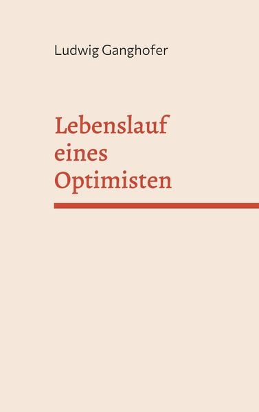 Produktbild: Lebenslauf eines Optimisten