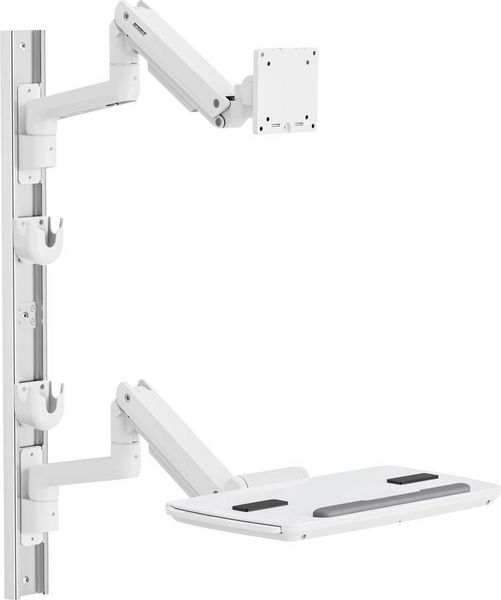 Produktbild: SpeaKa Professional Monitor-Wandhalterung SP-MM-961 1 Display(s) 43,2cm (17\") - 124,5cm (49\") Wei&szlig; H&ouml;henverstellbar, Schwenkbar