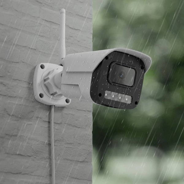 Produktbild: Hama Smarte &Uuml;berwachungskamera, WLAN, f&uuml;r au&szlig;en, Nachtsicht, 1080p, Aufzeichnung 00176653 Kabellos IP &Uuml;berwachungskamera