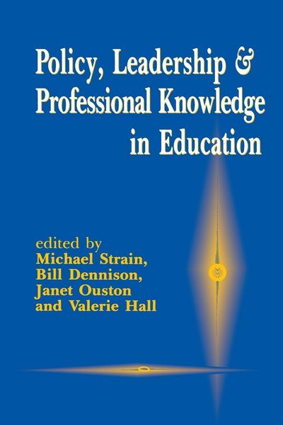 Produktbild: Policy, Leadership and Professional Knowledge in Education