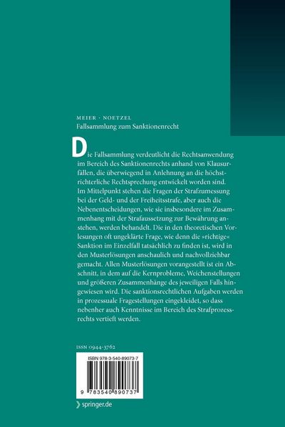 Produktbild: Fallsammlung zum Sanktionenrecht