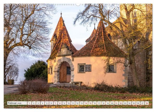 Produktbild: Ein Spaziergang durch Rothenburg ob der Tauber (hochwertiger Premium Wandkalender 2026 DIN A2 quer), Kunstdruck in Hochglanz