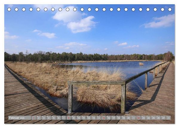 Produktbild: Pietzmoor - ein Hochmoor in der L&uuml;neburger Heide (Tischkalender 2026 DIN A5 quer), CALVENDO Monatskalender