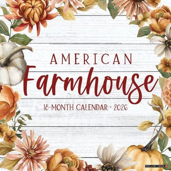 Produktbild: American Farmhouse 2026 Wall Calendar