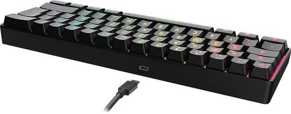 Produktbild: SPEEDLINK LETOS RGB 60% Gaming Keyboard, black - DE layout