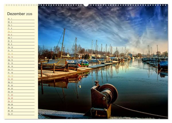 Produktbild: Friesland, verzauberte Landschaft an der Nordsee (hochwertiger Premium Wandkalender 2026 DIN A2 quer), Kunstdruck in Hochglanz