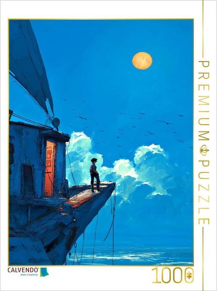 CALVENDO Puzzle Wolkensegler | 1000 Teile Lege-Größe 64x48cm Foto-Puzzle für glückliche Stunden