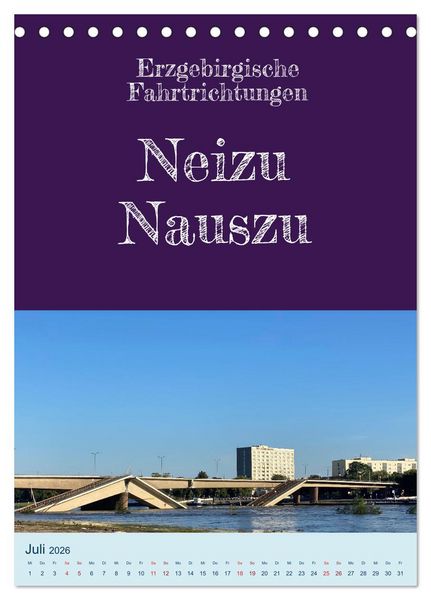 Produktbild: Erzgebirgischer Mundartkalender (Tischkalender 2026 DIN A5 hoch), CALVENDO Monatskalender