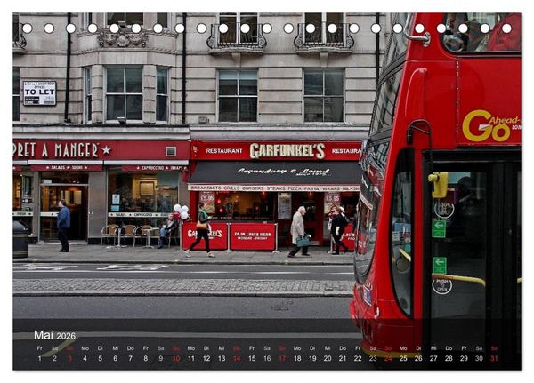 Produktbild: London (Tischkalender 2026 DIN A5 quer), CALVENDO Monatskalender