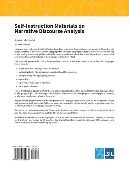 Produktbild: Self-Instruction Materials on Narrative Discourse Analysis