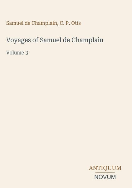 Produktbild: Voyages of Samuel de Champlain