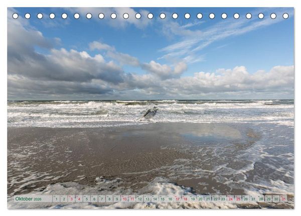 Produktbild: Mecklenburg Vorpommern - Wasser und Meer (Tischkalender 2026 DIN A5 quer), CALVENDO Monatskalender