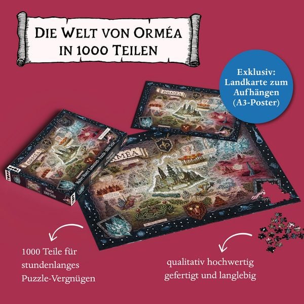 Produktbild: Orm&eacute;a - das offizielle Puzzle aus der Zamonien-Welt von Walter Moers
