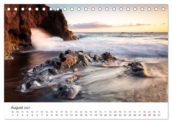 Produktbild: Fernweh Kalender (Tischkalender 2027 DIN A5 quer), CALVENDO Monatskalender