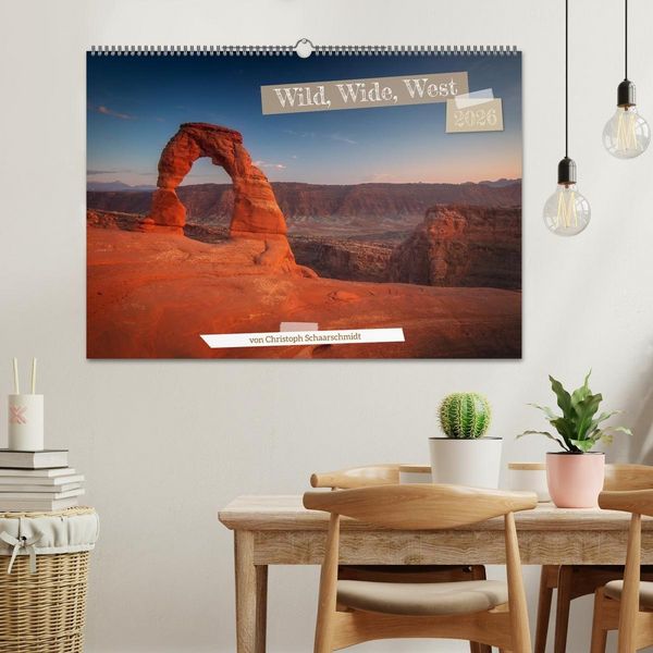 Produktbild: Wild, Wide, West (Wandkalender 2026 DIN A2 quer), CALVENDO Monatskalender