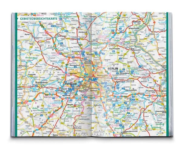 Produktbild: KOMPASS Wanderf&uuml;hrer Berlin-Brandenburg, 75 Touren mit Extra-Tourenkarte