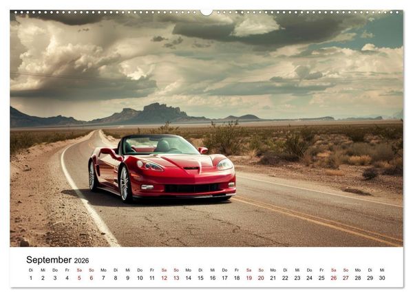 Produktbild: Schnelle Sportwagen (Wandkalender 2026 DIN A2 quer), CALVENDO Monatskalender