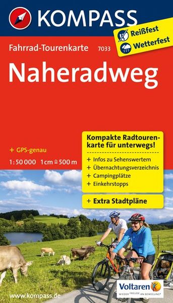 Fahrrad-Tourenkarte Naheradweg