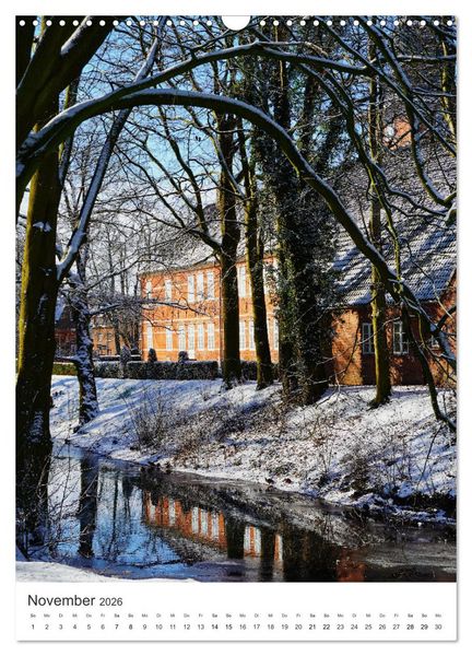 Produktbild: Husum - graue Stadt am Meer (Wandkalender 2026 DIN A3 hoch), CALVENDO Monatskalender