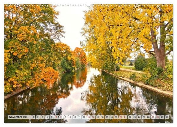 Produktbild: Lech und Wertach - Flusslandschaften im Alpenvorland (Wandkalender 2027 DIN A2 quer), CALVENDO Monatskalender