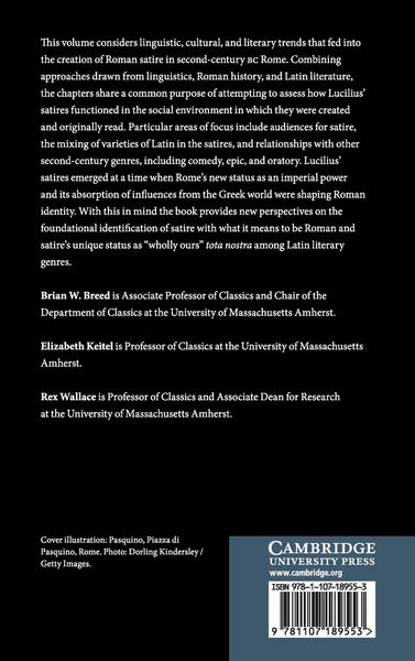 Produktbild: Lucilius and Satire in Second-Century BC Rome