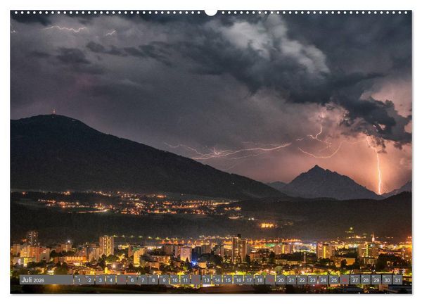 Produktbild: Innsbruck - Stadt in den Alpen (Wandkalender 2026 DIN A2 quer), CALVENDO Monatskalender