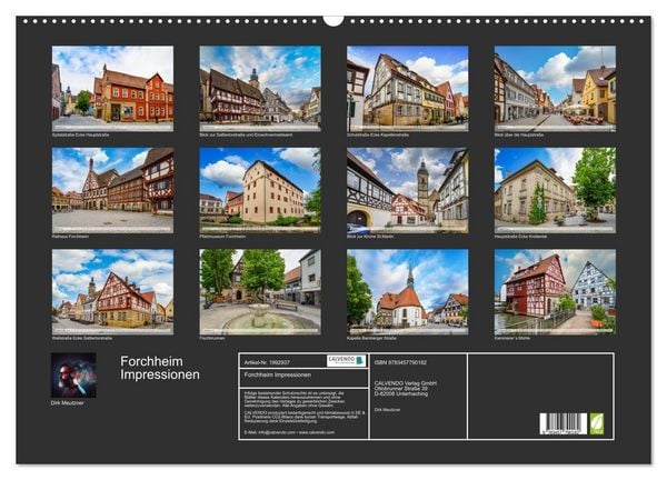 Produktbild: Forchheim Impressionen (Wandkalender 2026 DIN A2 quer), CALVENDO Monatskalender