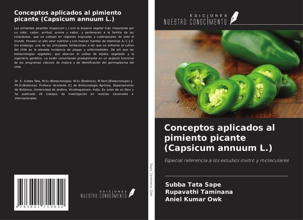 Produktbild: Conceptos aplicados al pimiento picante (Capsicum annuum L.)